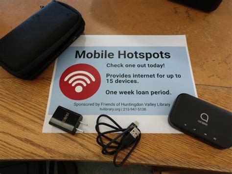 mobile hotspot devices   check  huntingdon valley library