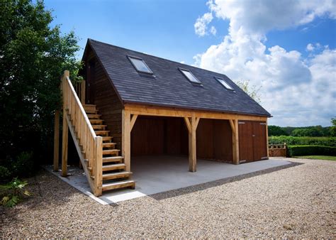 discover   created  bespoke  bay timber garage   additional storage room