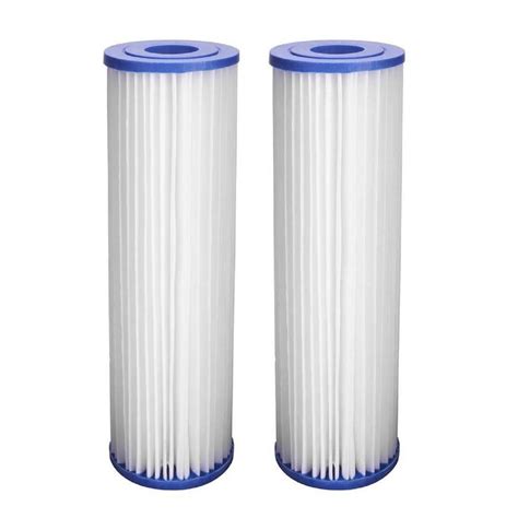 Hdx Universal Fit Pleated Whole House Water Filter 2 Pack Hdx2pf4