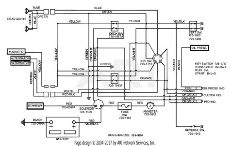mtd garden tractor wiring diagram wiring diagram