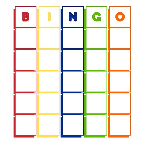 printable blank bingo sheets wwworganizenet