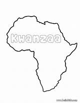 Africa Coloring Pages Continent Kids Kwanzaa African Colouring South Popular Printable sketch template