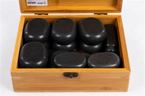 hot stone therapy professional set of 22 stones hot