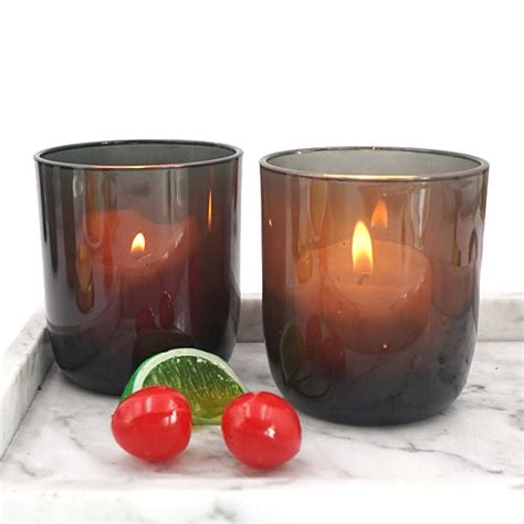 Wholesale Decorative Glass Candle Holder 10oz Candle Jar