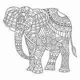 Elephant Coloring Pages Adult Mandala Tribal Printable Colouring Elephants Mandalas Cute Baby Turkey Getcolorings Books Print Doodle sketch template