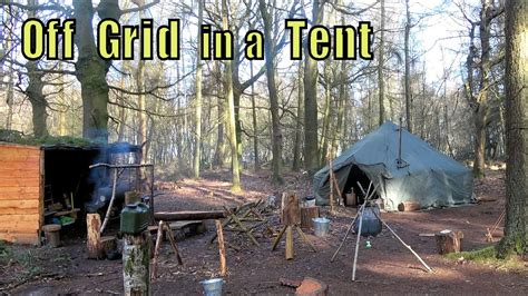 living   tent long term  grid ep  youtube