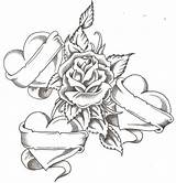 Coloring Roses Pages Adults Print sketch template