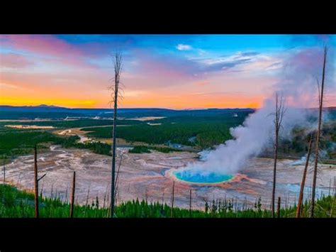 drone footage  yellowstone park captures disturbing footage youtube