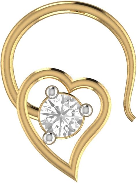 D Vvs1 Diamond 14k Gold Finish 925 Heart Shape Engagement