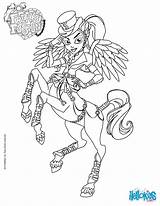 Coloring Monster High Fusion Freaky Avea Trotter Centaur Pages Hellokids Print Color Online Divyajanani sketch template