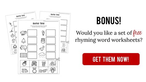 teach rhyming words with this fun printable the measured mom