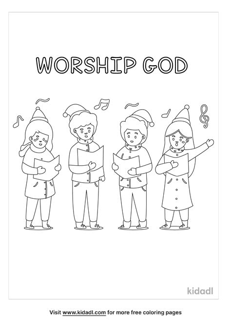 worship god coloring page coloring page printables kidadl