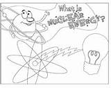 Nuclear Coloring Energy Nrc Atom Character 45kb 159px Games Fun sketch template