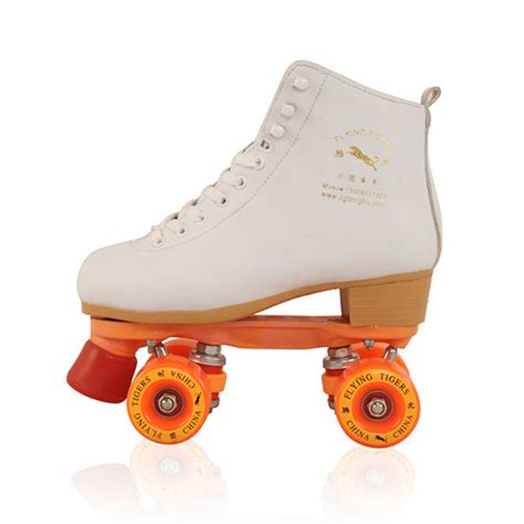 japy roller skates geniune leather double line skate white men women
