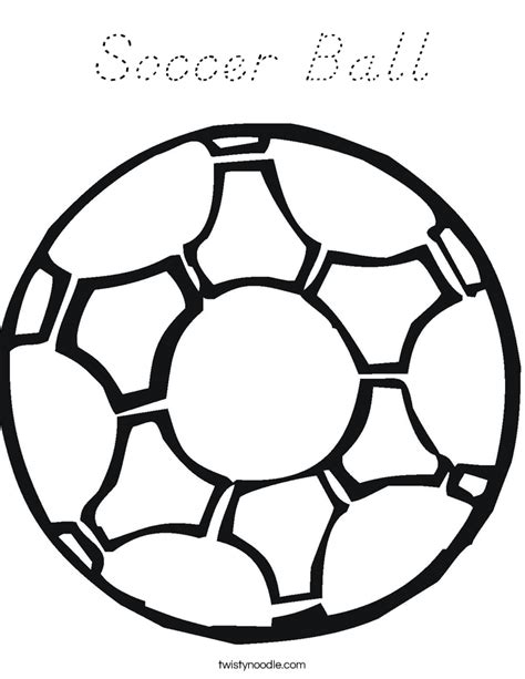 soccer ball coloring page dnealian twisty noodle