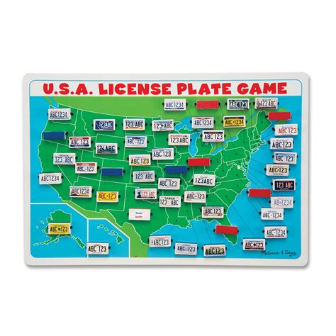 usa license plate game      tv