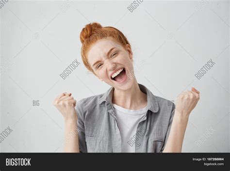 happy excited image photo  trial bigstock