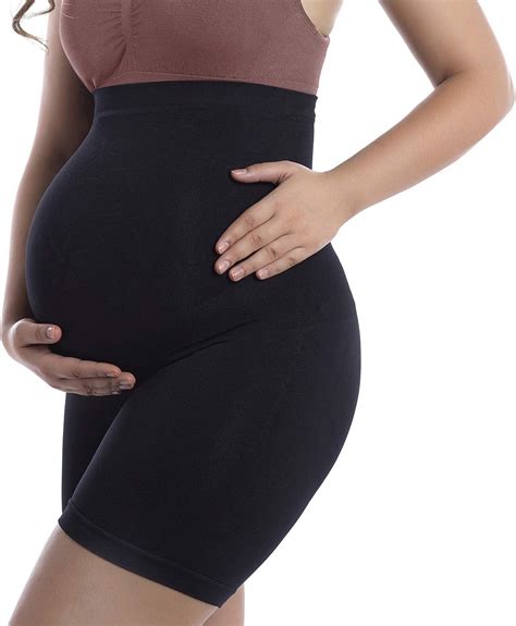 md seamless maternity underwear high waist belly support shapewear