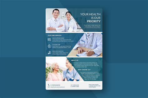 google  medical camp poster powerpoint template