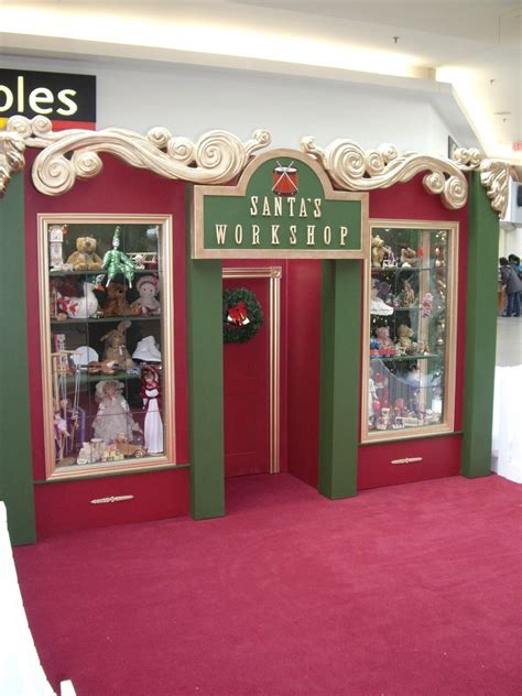 crafty curiosities christmas mall santa christmas cubicle