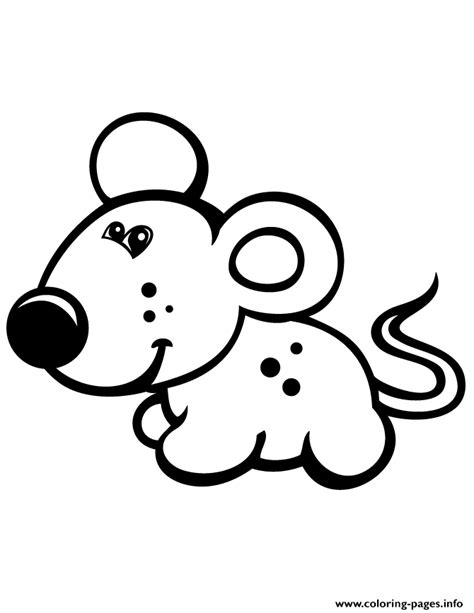 cute baby mouse  toddler coloring pages printable