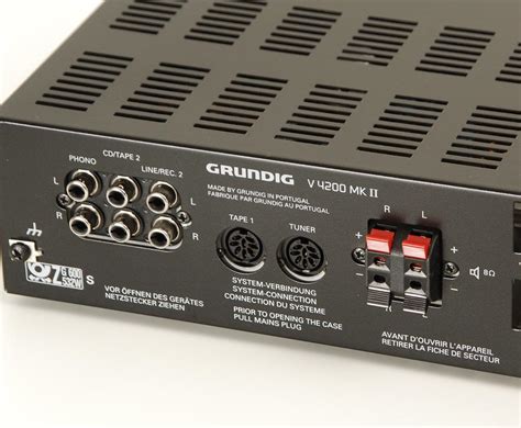 grundig   mk ii integrated amplifiers amplifiers audio devices spring air
