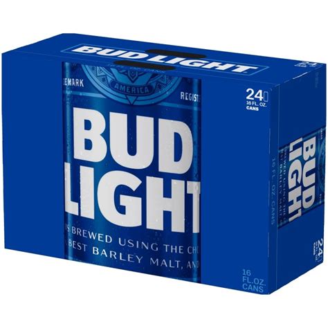 Beer Bud Light 24 Pack 12 Oz Cans Must Be 21 To