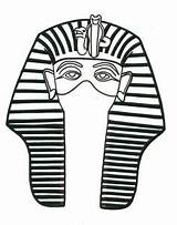 Egyptian Faraone Printable Maschere sketch template