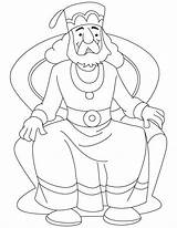 King Throne Coloring Pages Sitting His Para Drawing Colorear David Bible Rey Saul Dibujos Bestcoloringpages Colouring Kids Color Niños Character sketch template