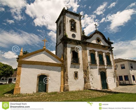 capela de santa rita paraty brazil stock image image