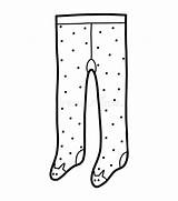 Tights sketch template