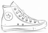 Tenis Zapatos sketch template