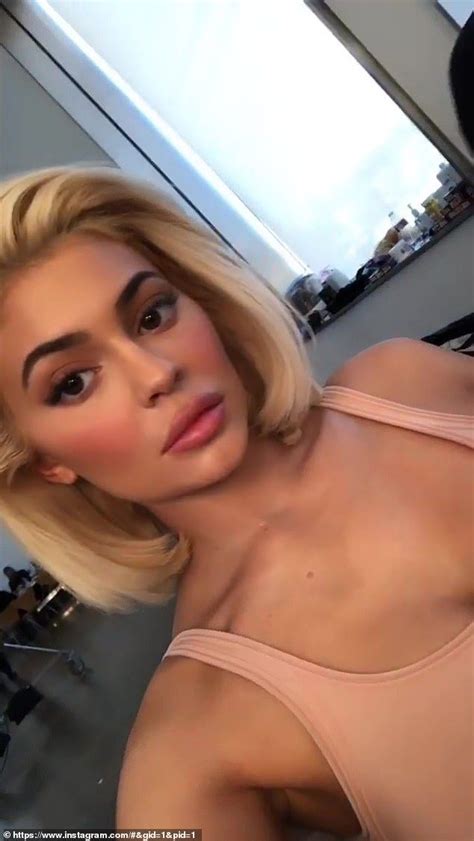 Looking Good Kylie Jenner Positively Sizzled As She Showcased A Blonde