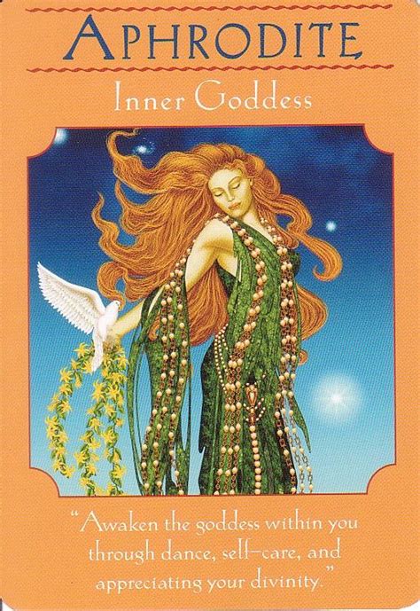Aphrodite Angel Oracle Cards Goddess Guidance Oracle Aphrodite
