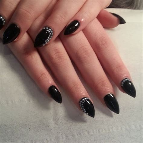 24 Short Stiletto Nail Art Designs Ideas Design Trends Premium