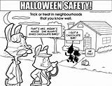 Safety Halloween Coloring Pages Printable Colouring Neighbourhoods Know Resolution Color Getcolorings Medium sketch template