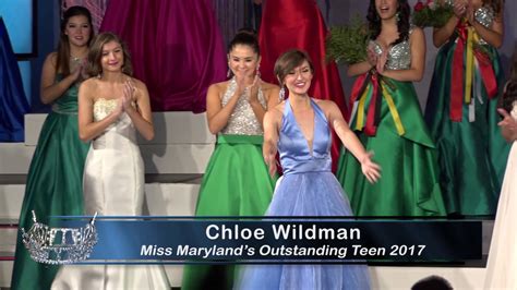 miss maryland s outstanding teen 2017 crowning moment
