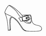 Scarpe Sapatos Colorare Zapato Disegni Calzado Bolsos Sandalias Busco Chica Modelli Orihuela sketch template