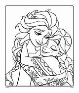 Frozen Crayola Hugging Elsia Annia Newman Coloringpages234 sketch template
