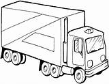 Truck Semi Coloring Pages Getcolorings sketch template