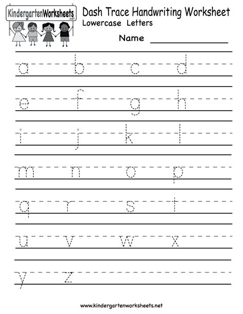 handwriting  printable preschool worksheets tracing letters
