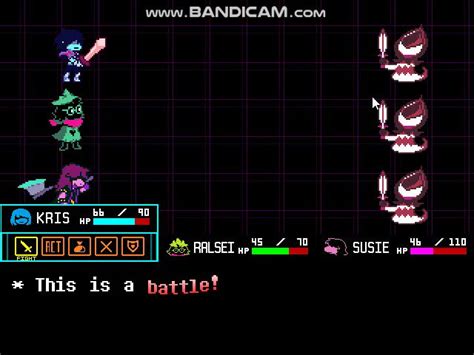 Xandersauce On Twitter I Made The Deltarune Battle System And A
