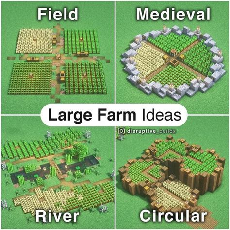 large farm ideas  friend   created minecraftbuilds