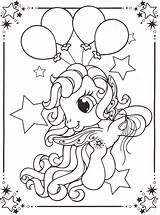 Pony Mobile Mlp Unicorn Coloringpagesforkids Glimmer Starlight Colouring sketch template
