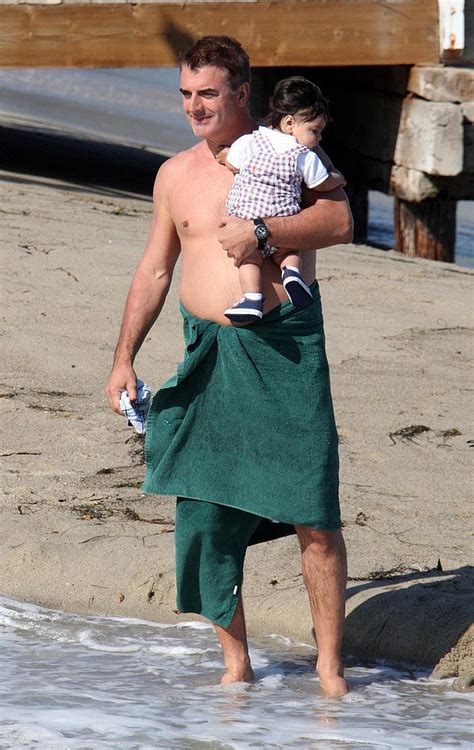 chris noth shows son orion to the waves of malibu