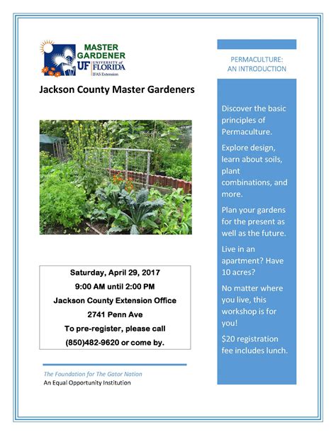 Permaculture Workshop April 29 Gardening In The Panhandle