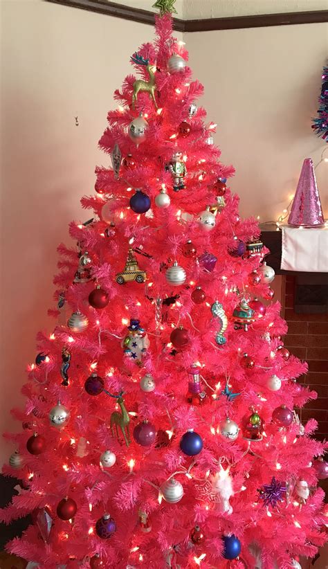 Hot Pink Christmas Tree Pink Christmas Tree Pink Christmas