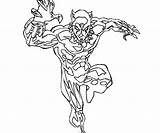 Pantera Saltando Categorias Marvel sketch template