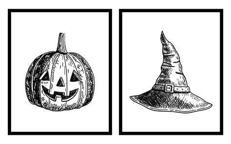 printable vintage halloween graphics