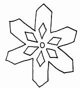 Snowflake Coloring Simple Drawing Template Patterns Pages Easy Outline Clipart Printable Clip Line Cliparts Small Cartoon Draw Templates Pattern Designs sketch template